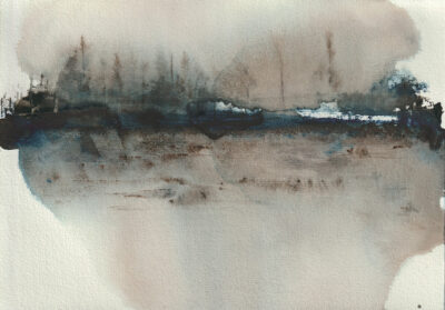 Aquarelle abstraite Paysage Abstrait 1